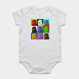 Ninjago Warhol 3X3 Baby Bodysuit